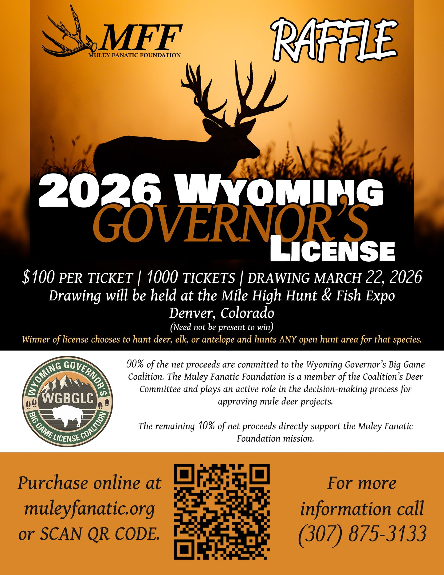 2026 WY GOVERNORS LICENSE RAFFLE