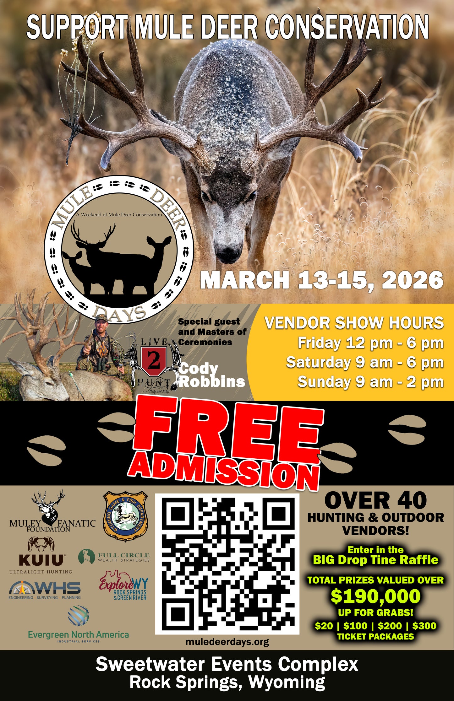 $500 Mule Deer Days Sponsor