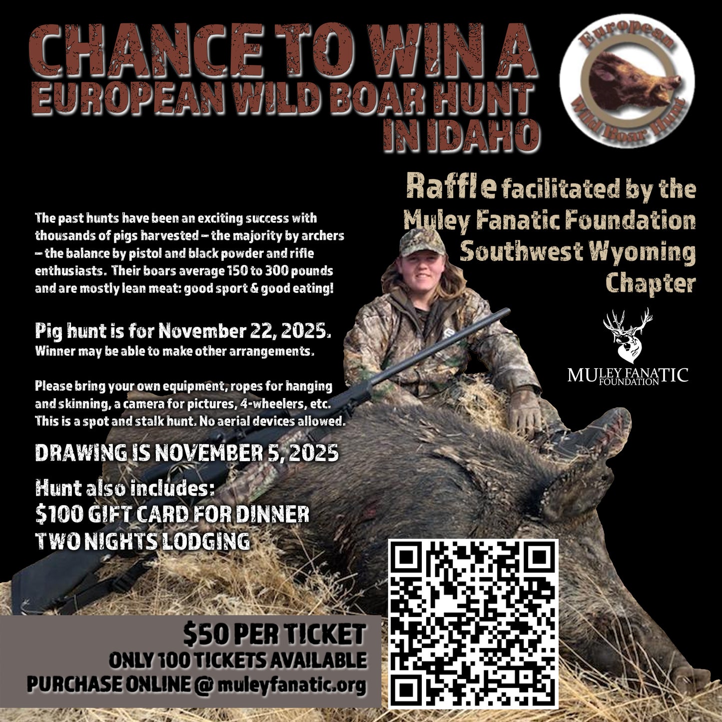 Wild Boar Hunt Raffle