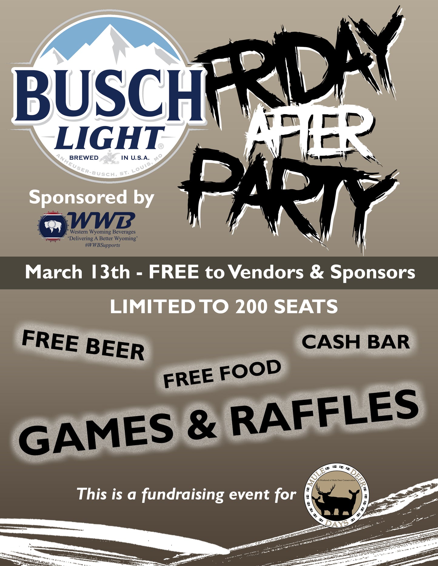 $500 Mule Deer Days Sponsor