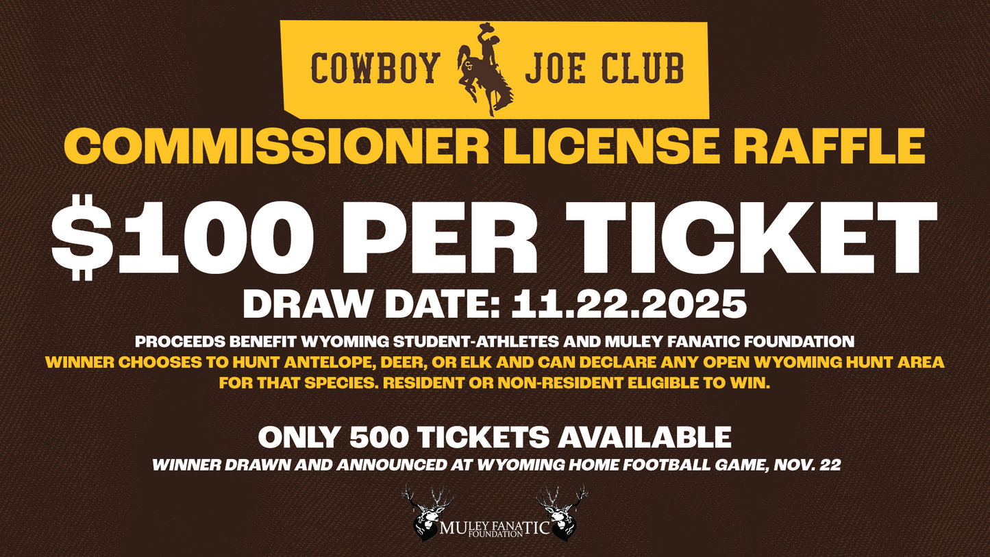 Cowboy Joe Club Commissioner's License Raffle