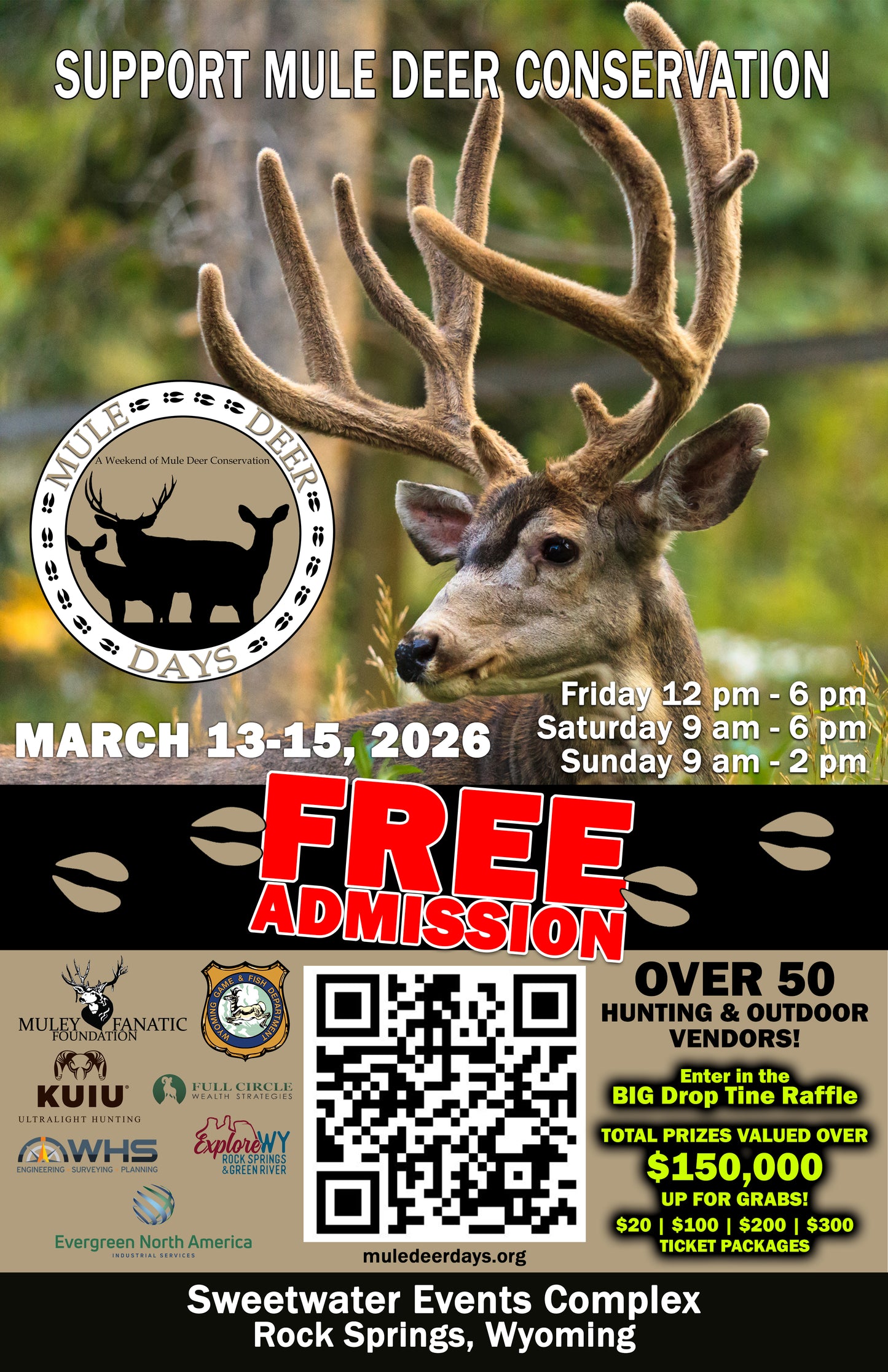 $500 Mule Deer Days Sponsor