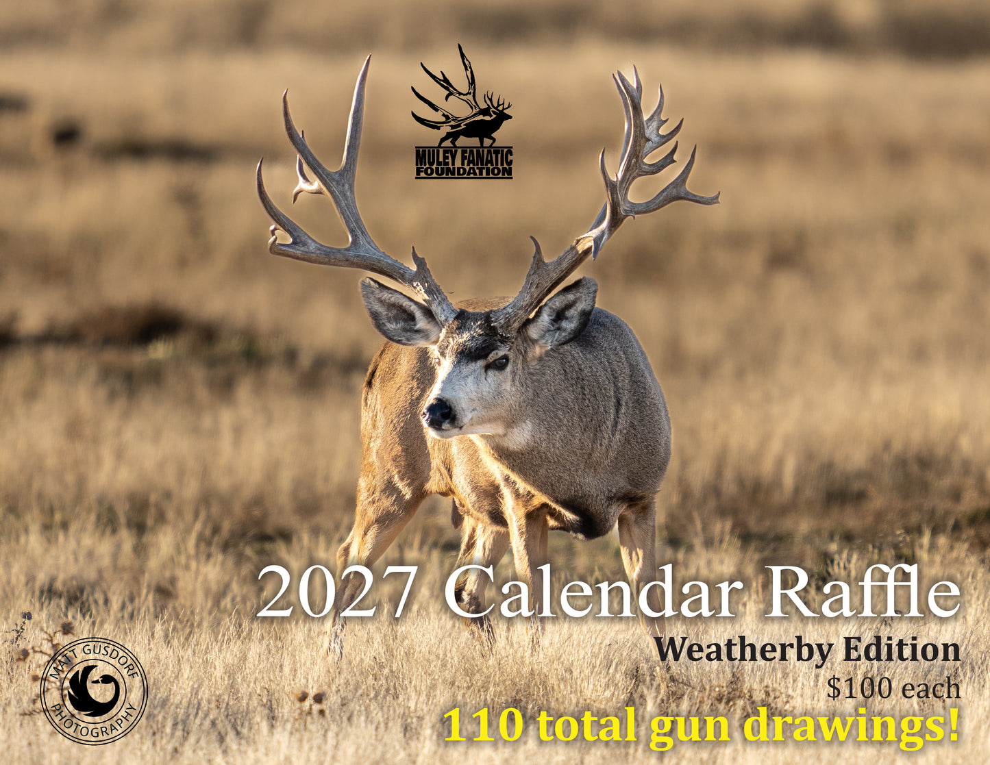2027 Muley Fanatic Foundation Annual Calendar Raffle