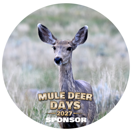 $1000 Doe Sponsor to Mule Deer Days