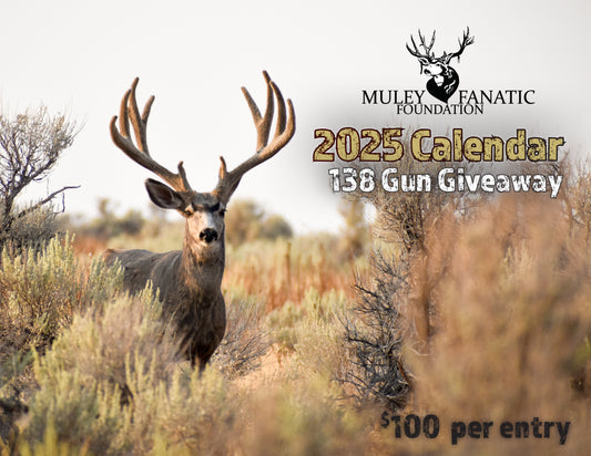 2025 Muley Fanatic Foundation "Digital" Annual Gun Calendar