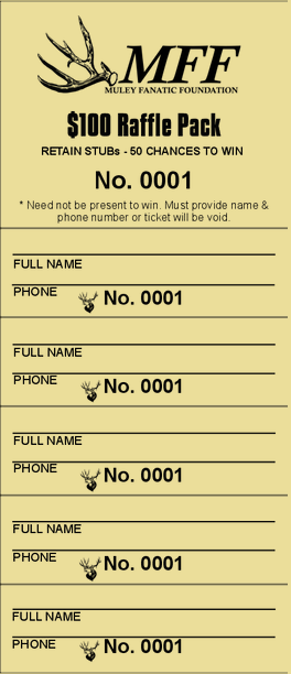 DROP TINE RAFFLE - $100 Package